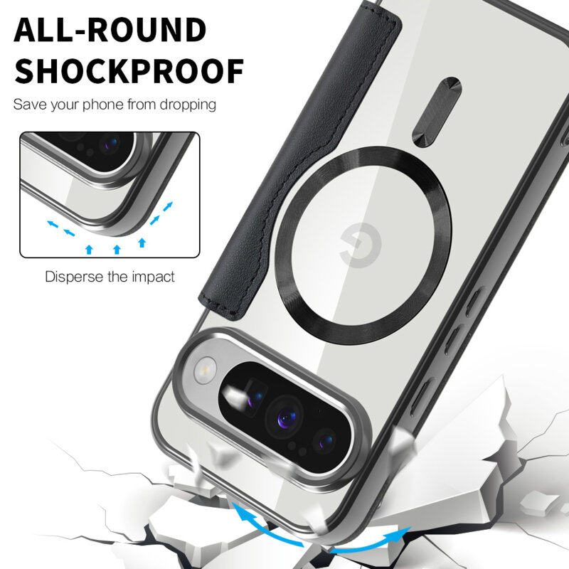 Husa Google Pixel 10 Pro Techsuit SmartMag Book Case, negru