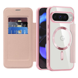 Husa Google Pixel 10 Techsuit SmartMag Book Case, roz