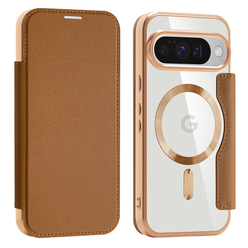 Husa Google Pixel 10 Techsuit SmartMag Book Case, maro