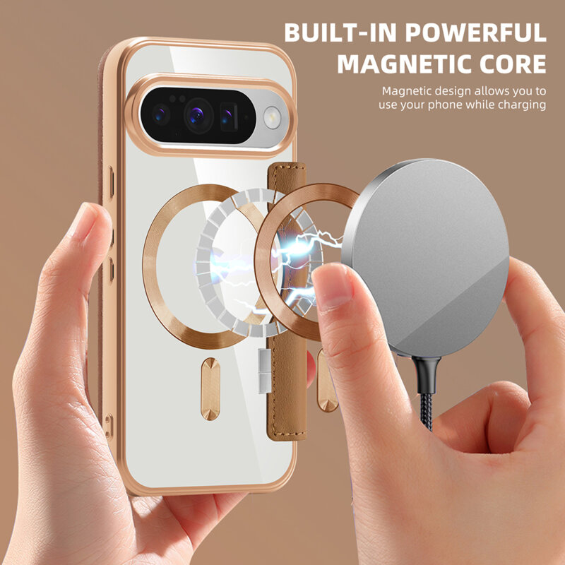 Husa Google Pixel 10 Techsuit SmartMag Book Case, maro