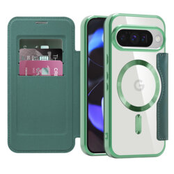 Husa Google Pixel 10 Techsuit SmartMag Book Case, verde