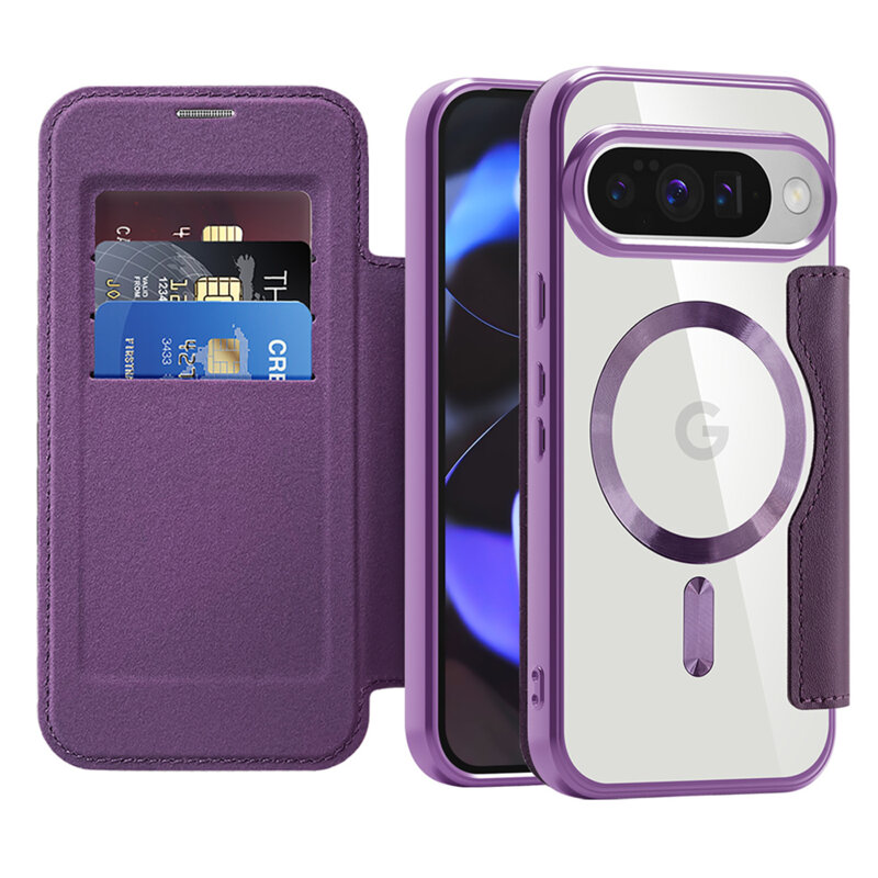 Husa Google Pixel 10 Techsuit SmartMag Book Case, mov
