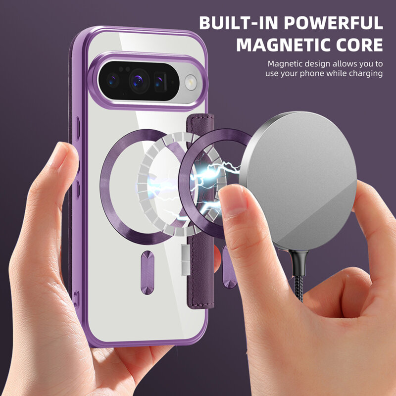 Husa Google Pixel 10 Techsuit SmartMag Book Case, mov