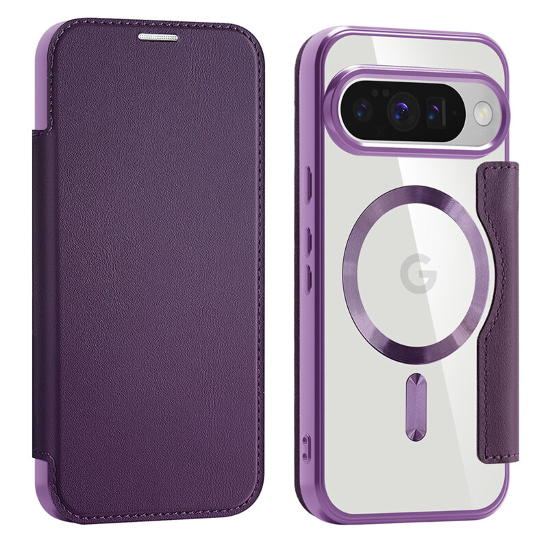 Husa Google Pixel 10 Pro Techsuit SmartMag Book Case, mov