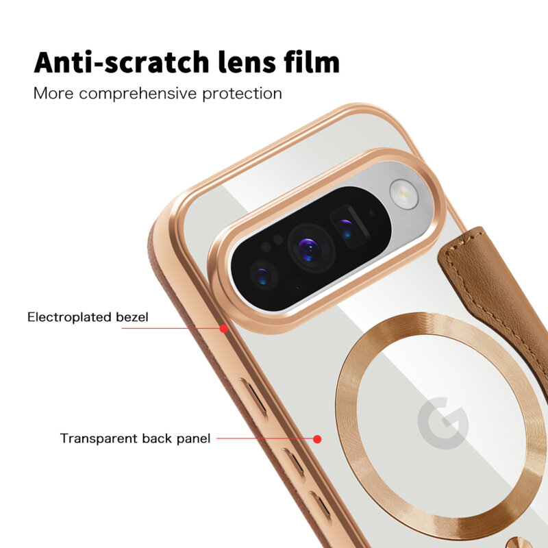 Husa Google Pixel 10 Pro XL Techsuit SmartMag Book Case, maro