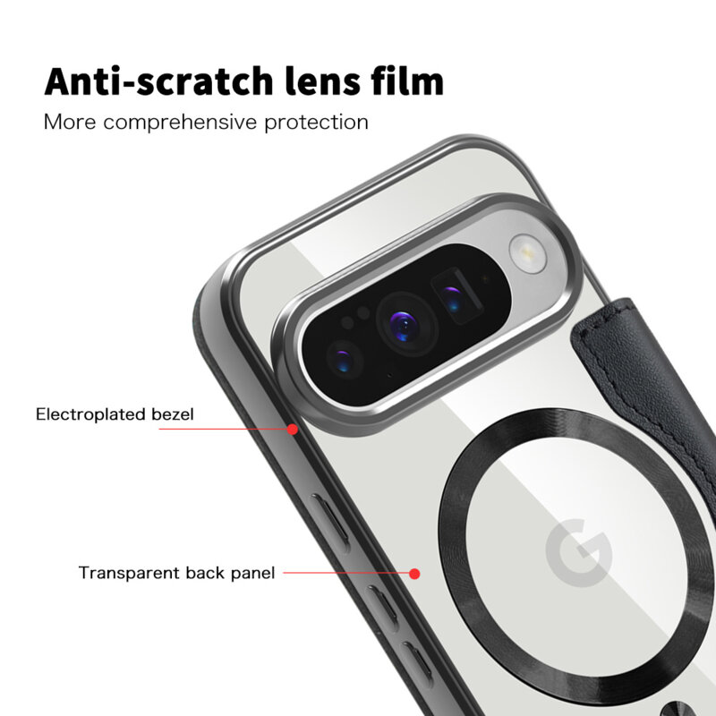 Husa Google Pixel 10 Pro XL Techsuit SmartMag Book Case, negru