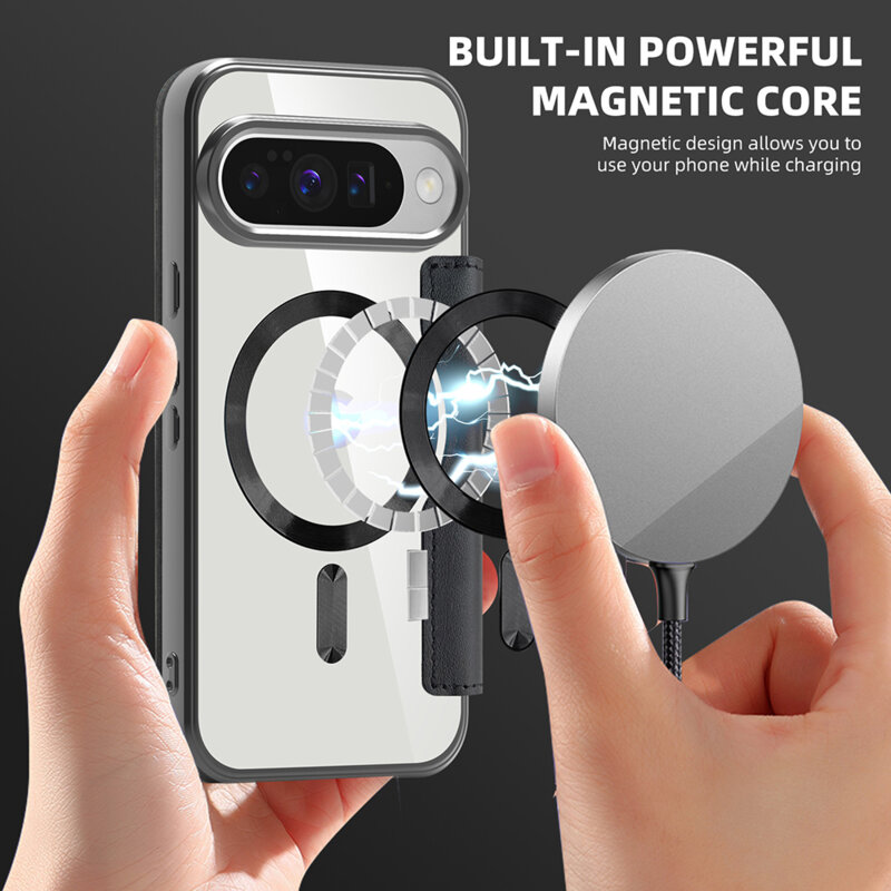 Husa Google Pixel 10 Pro XL Techsuit SmartMag Book Case, negru