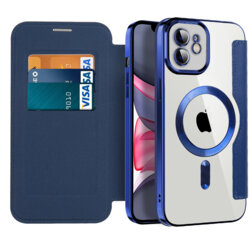 Husa iPhone 11 Techsuit SmartMag Book Case, albastru