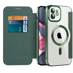 Husa iPhone 11 Techsuit SmartMag Book Case, verde