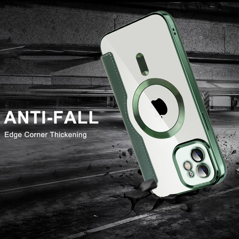 Husa iPhone 11 Techsuit SmartMag Book Case, roz