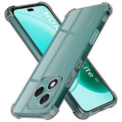 Husa Honor 400 Lite Techsuit Shockproof Clear Silicone, fumuriu