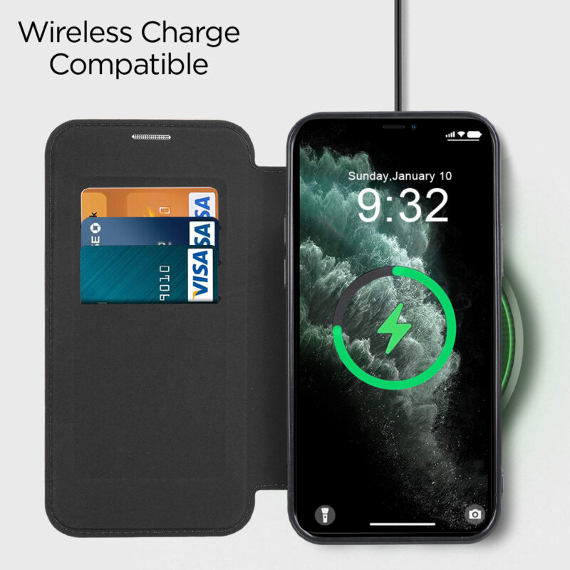 Husa iPhone 11 Pro Max Techsuit SmartMag Book Case, albastru