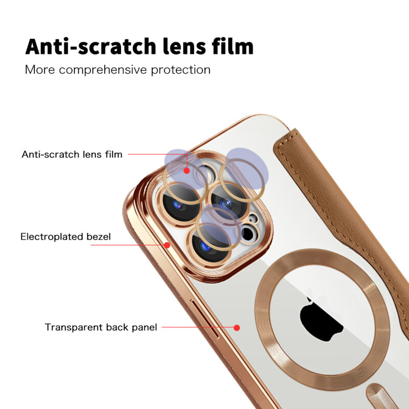 Husa iPhone 15 Pro Techsuit SmartMag Book Case, maro