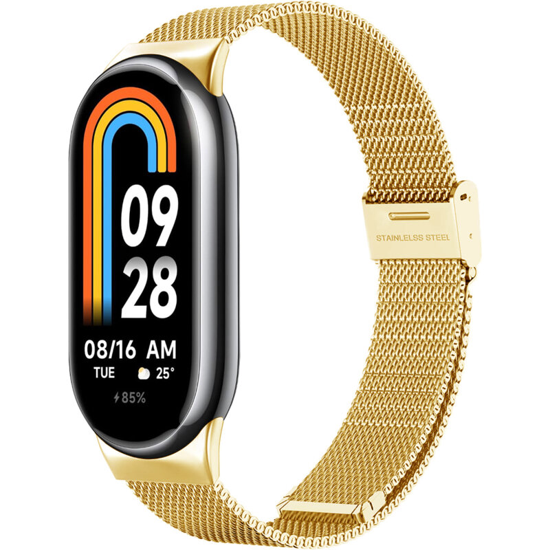 Curea Xiaomi Mi Band 8 NFC Techsuit, auriu, W022
