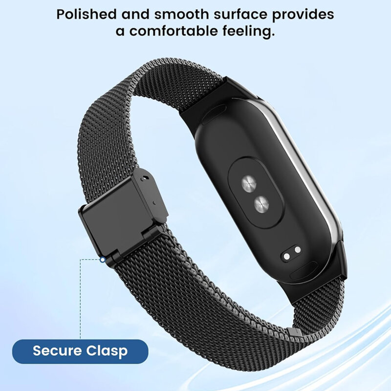Curea Xiaomi Mi Band 9 Techsuit, negru, W022