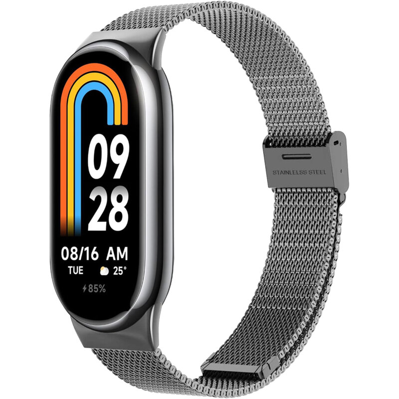 Curea Xiaomi Mi Band 8 NFC Techsuit, gri, W022