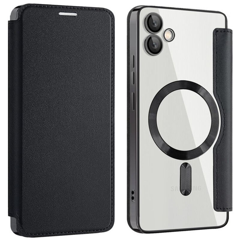 Husa Samsung Galaxy A05 Techsuit SmartMag Book Case, negru