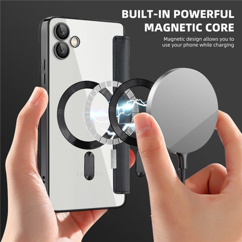 Husa Samsung Galaxy A05 Techsuit SmartMag Book Case, negru