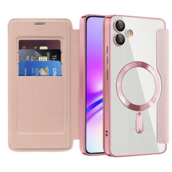 Husa Samsung Galaxy A05 Techsuit SmartMag Book Case, roz