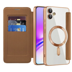 Husa Samsung Galaxy A05 Techsuit SmartMag Book Case, maro
