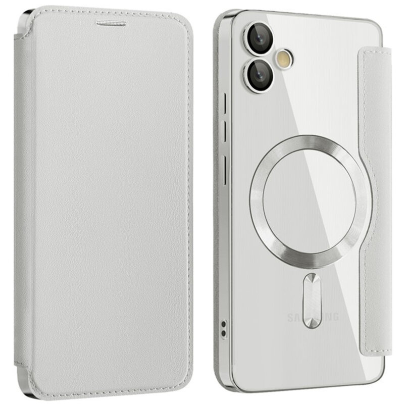 Husa Samsung Galaxy A05 Techsuit SmartMag Book Case, gri