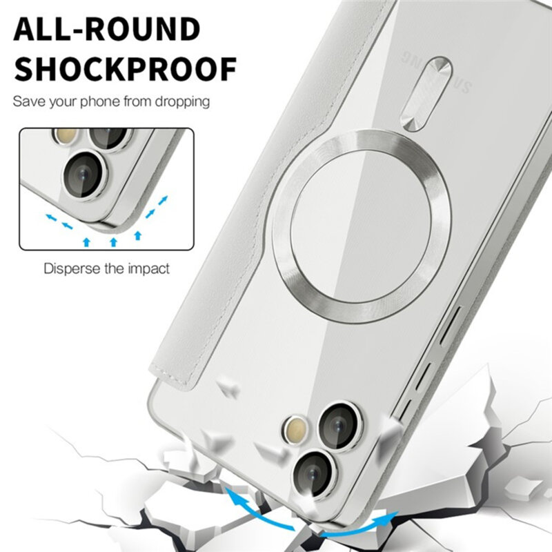 Husa Samsung Galaxy A05 Techsuit SmartMag Book Case, gri