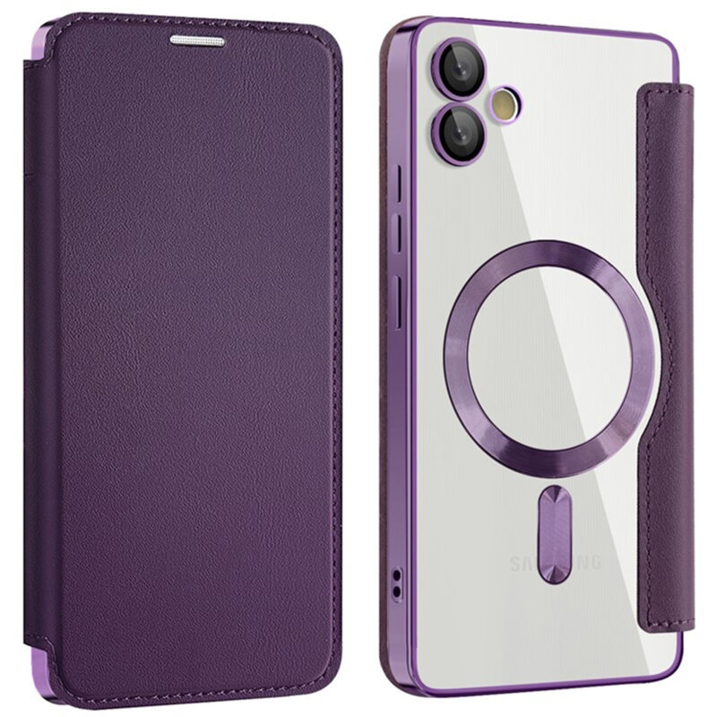 Husa Samsung Galaxy A05 Techsuit SmartMag Book Case, mov