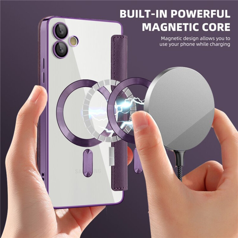 Husa Samsung Galaxy A05 Techsuit SmartMag Book Case, mov