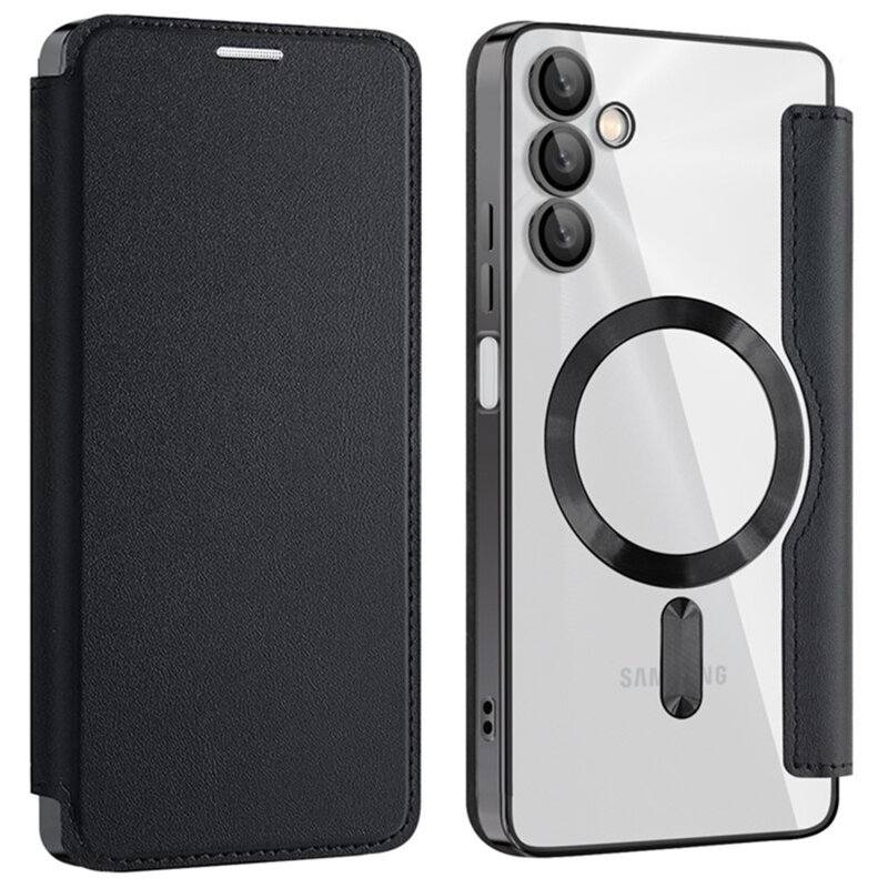 Husa Samsung Galaxy A05s Techsuit SmartMag Book Case, negru