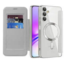 Husa Samsung Galaxy A05s Techsuit SmartMag Book Case, gri