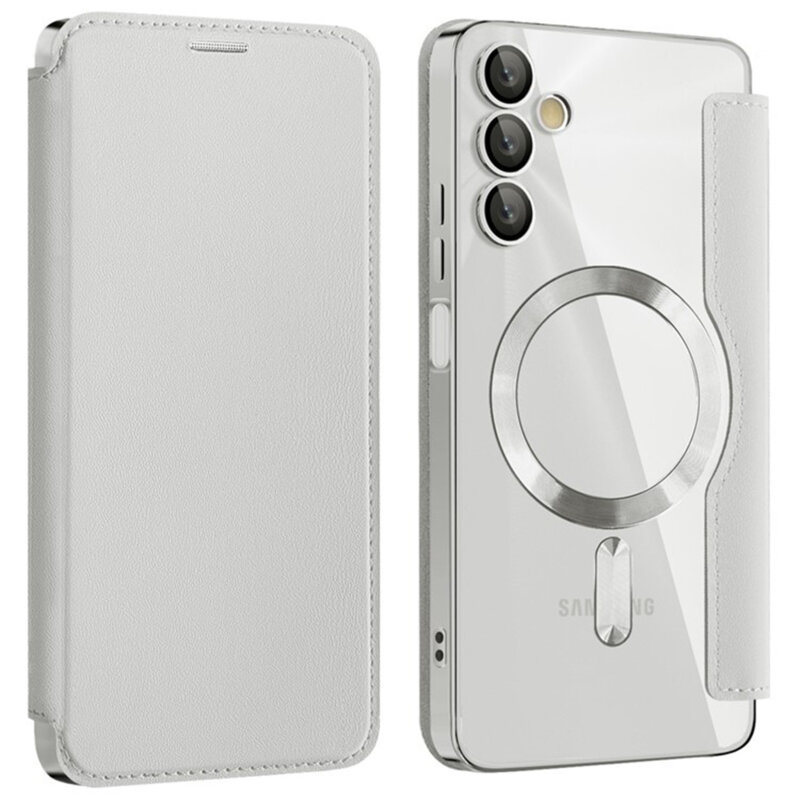 Husa Samsung Galaxy A05s Techsuit SmartMag Book Case, gri