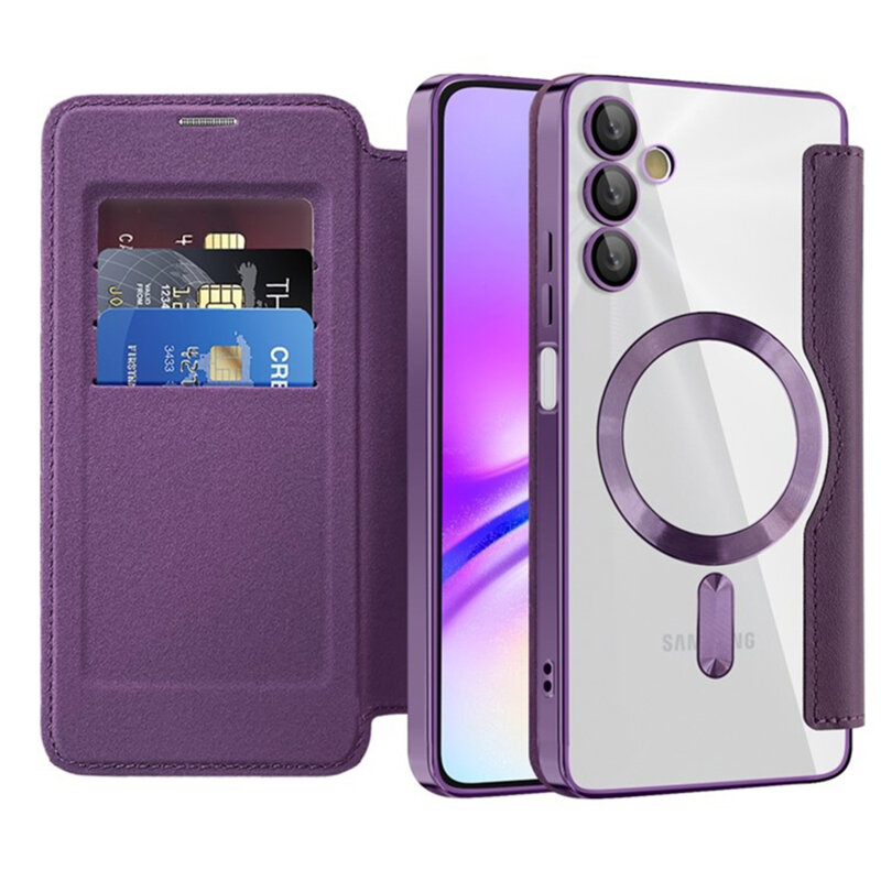 Husa Samsung Galaxy A05s Techsuit SmartMag Book Case, mov