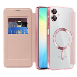 Husa Samsung Galaxy A06 Techsuit SmartMag Book Case, roz
