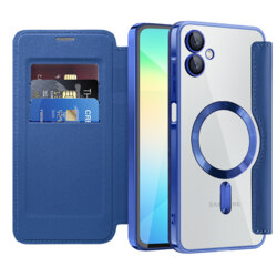 Husa Samsung Galaxy A06 Techsuit SmartMag Book Case, albastru