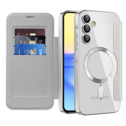 Husa Samsung Galaxy A15 5G Techsuit SmartMag Book Case, gri