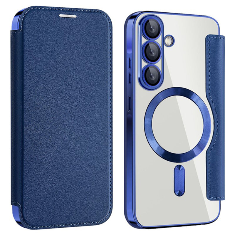 Husa Samsung Galaxy A36 5G Techsuit SmartMag Book Case, albastru