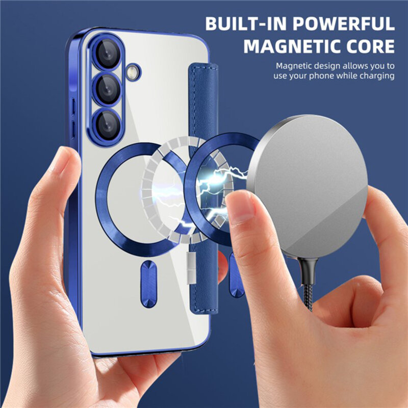 Husa Samsung Galaxy A36 5G Techsuit SmartMag Book Case, albastru