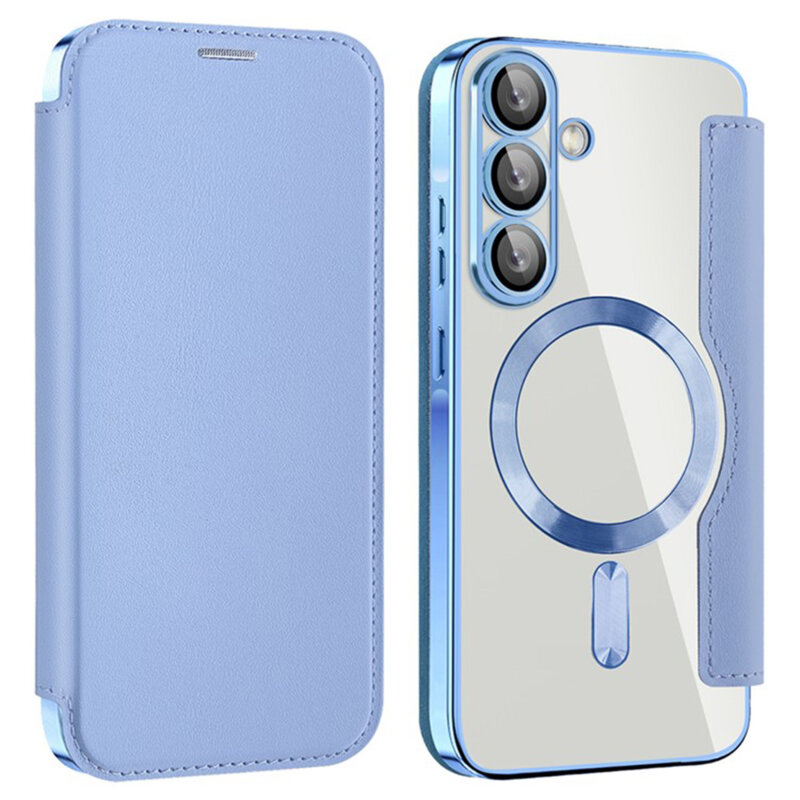 Husa Samsung Galaxy A36 5G Techsuit SmartMag Book Case, bleu