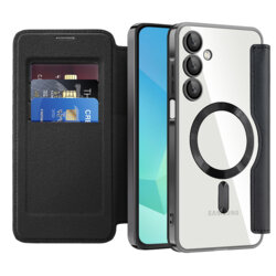 Husa Samsung Galaxy A16 5G Techsuit SmartMag Book Case, negru