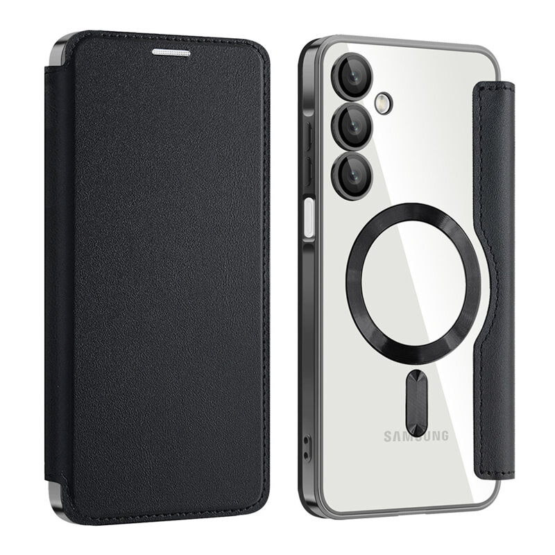 Husa Samsung Galaxy A16 5G Techsuit SmartMag Book Case, negru