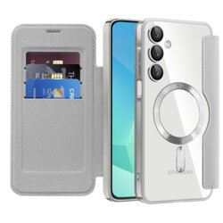 Husa Samsung Galaxy A16 5G Techsuit SmartMag Book Case, gri