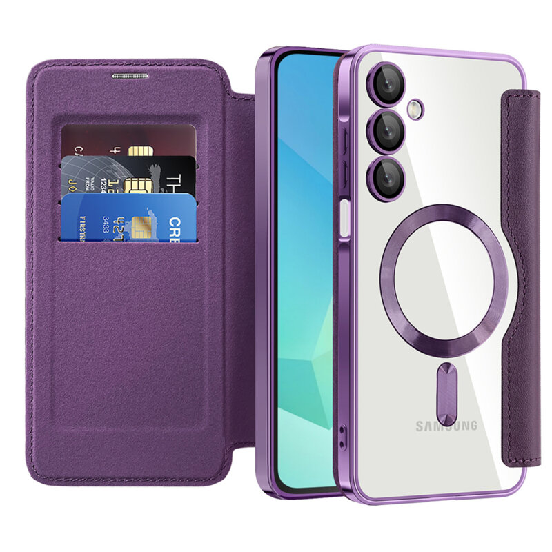 Husa Samsung Galaxy A16 5G Techsuit SmartMag Book Case, mov