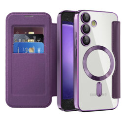 Husa Samsung Galaxy S23 FE Techsuit SmartMag Book Case, mov