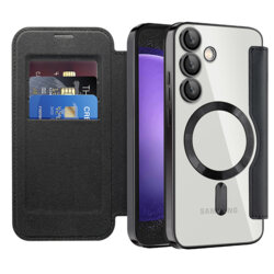 Husa Samsung Galaxy S23 FE Techsuit SmartMag Book Case, negru