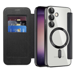 Husa Samsung Galaxy S23 Techsuit SmartMag Book Case, negru