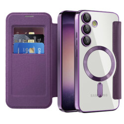 Husa Samsung Galaxy S23 Techsuit SmartMag Book Case, mov