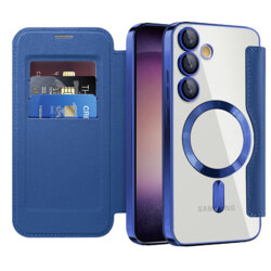 Husa Samsung Galaxy S23 Plus Techsuit SmartMag Book Case, albastru
