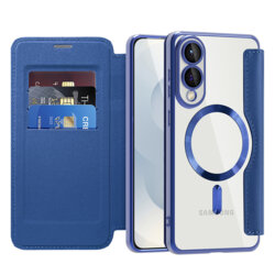 Husa Samsung Galaxy S25 Edge Techsuit SmartMag Book Case, albastru