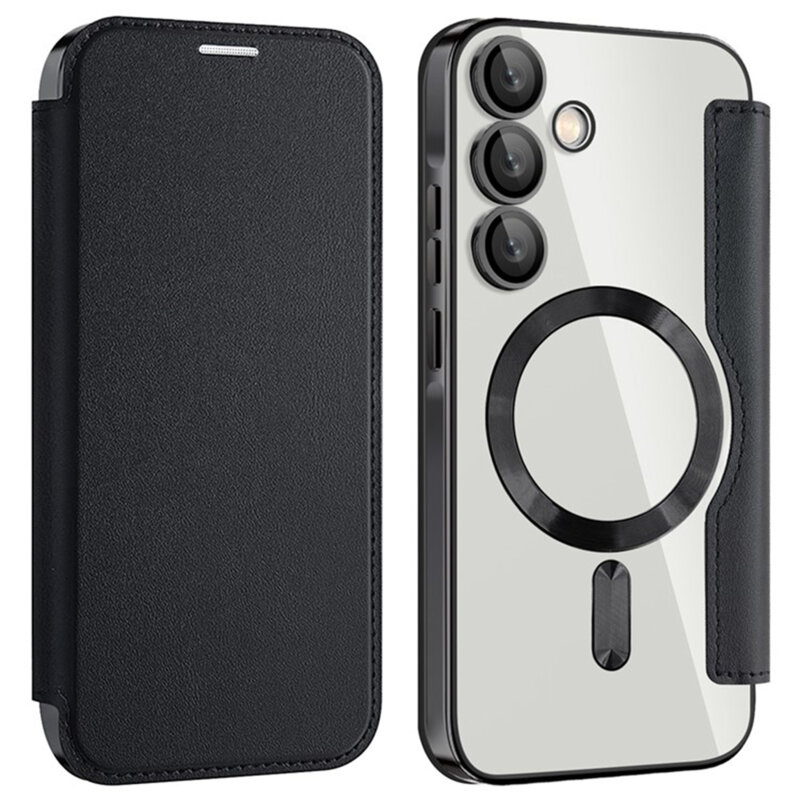 Husa Samsung Galaxy A35 5G Techsuit SmartMag Book Case, negru