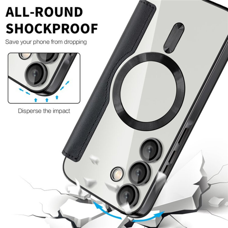 Husa Samsung Galaxy A35 5G Techsuit SmartMag Book Case, negru